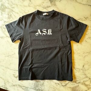 Black ASK Graphic Crewneck T-Shirt